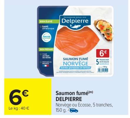 Saumon Fumé "Delpierre"