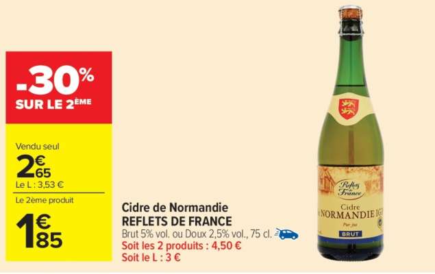 Cidre de Normandie REFLETS DE FRANCE