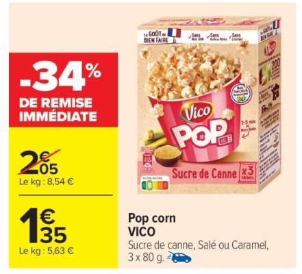 Pop corn VICO