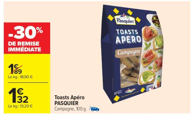 TOASTS APÉRO “PASQUIER”