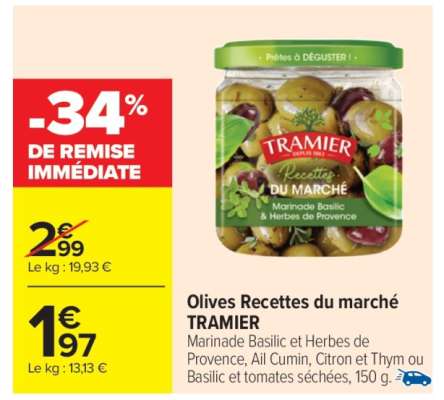 OLIVES RECETTES DU MARCHÉ “TRAMIER”