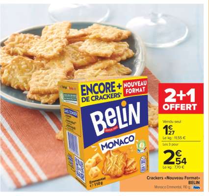 Crackers "Nouveau Format" BELIN