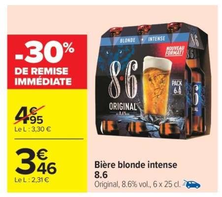 BIÈRE BLONDE INTENSE '8.6'