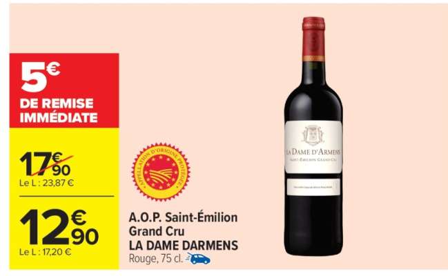 A.O.P. Saint-Émilion Grand Cru LA DAME DARMENS