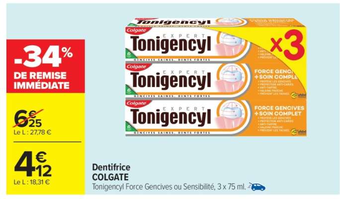 Dentifrice Colgate