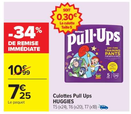 Culottes Pull Ups HUGGIES