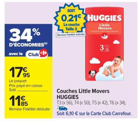 Couches Little Movers HUGGIES