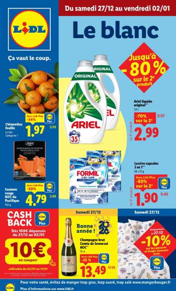 Catalogue Lidl - 27/12/2025 - 02/01/2026.