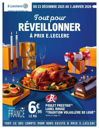 Catalogue E.Leclerc - 23/12/2025 - 03/01/2026.