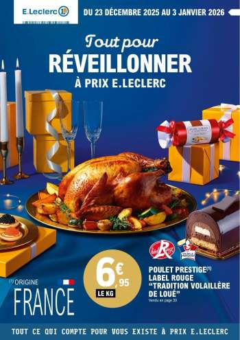 Catalogue E.Leclerc - 23/12/2025 - 03/01/2026.