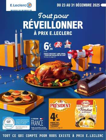 Catalogue E.Leclerc - 23/12/2025 - 03/01/2026.