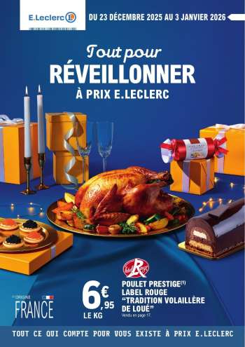 Catalogue E.Leclerc - 23/12/2025 - 03/01/2026.
