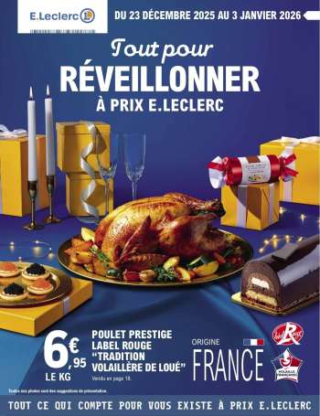 Catalogue E.Leclerc - 23/12/2025 - 03/01/2026.