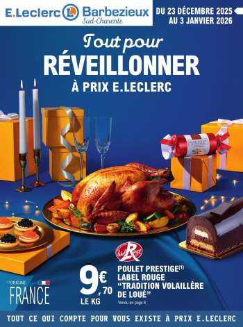 Catalogue E.Leclerc - 23/12/2025 - 03/01/2026.
