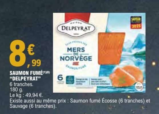 SAUMON FUMÉ "DELPEYRAT"