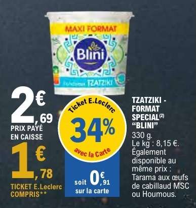 TZATZIKI - FORMAT SPECIAL “BLINI”