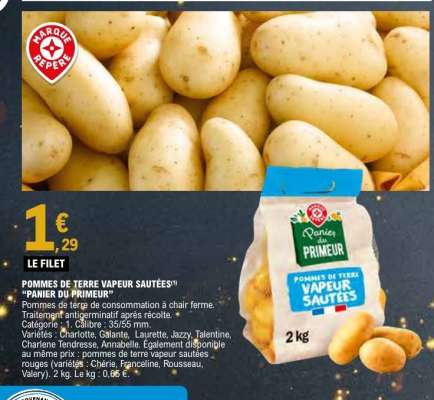 POMMES DE TERRE VAPEUR SAUTÉES