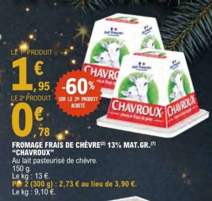 FROMAGE FRAIS DE CHÈVRE “CHAVROUX”