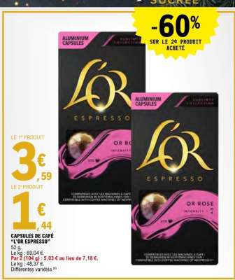 Capsules de café L'OR Espresso