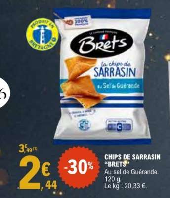 CHIPS DE SARRASIN “BRETS”
