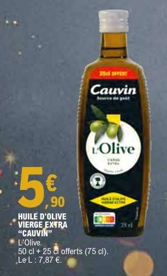 HUILE D'OLIVE VIERGE EXTRA “CAUVIN”