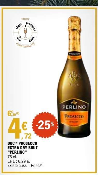 DOC Prosecco Extra Dry Brut "Perlino"