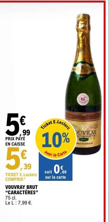 VOUVRAY BRUT "CARACTÈRES"