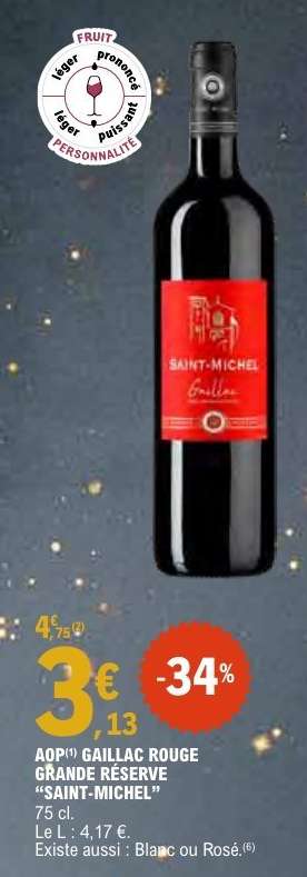 AOP GAILLAC ROUGE GRANDE RESERVE "SAINT-MICHEL"