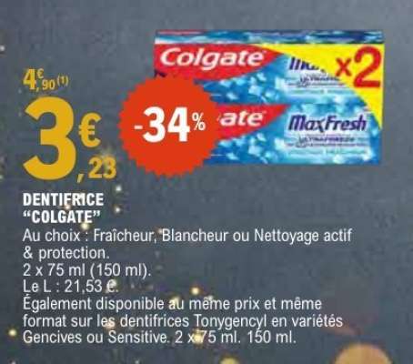 Dentifrice Colgate
