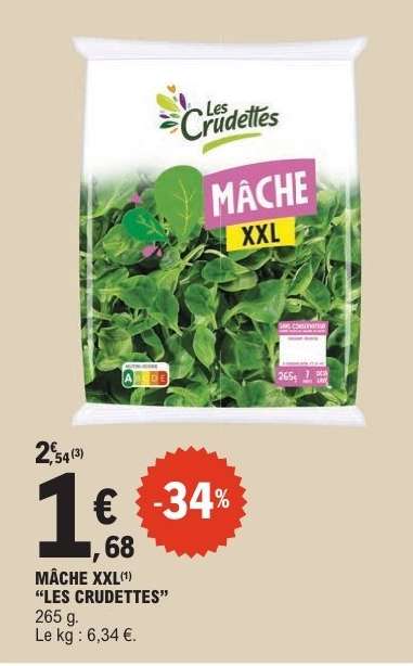 MÂCHE XXL "LES CRUDETTES"