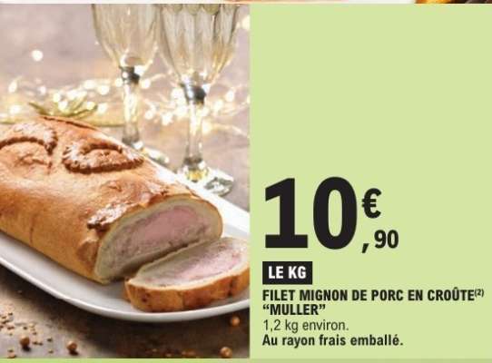 FILET MIGNON DE PORC EN CROÛTE "MULLER"