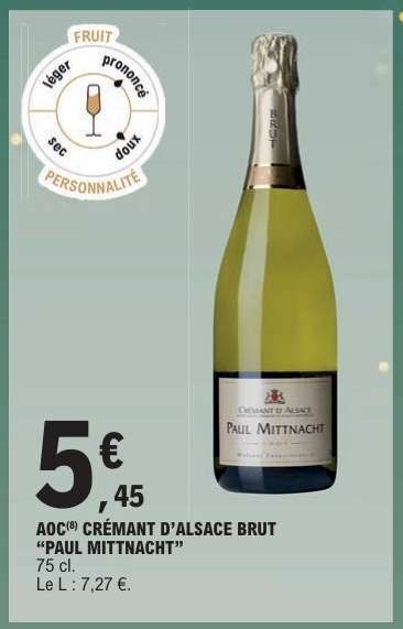AOC® Crémant d'Alsace Brut “Paul Mittnacht”