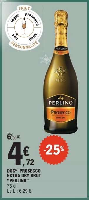 DOC Prosecco Extra Dry Brut "Perlino"