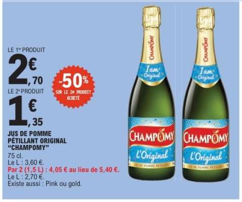 Jus de Pomme Pétillant Original "Champomy"