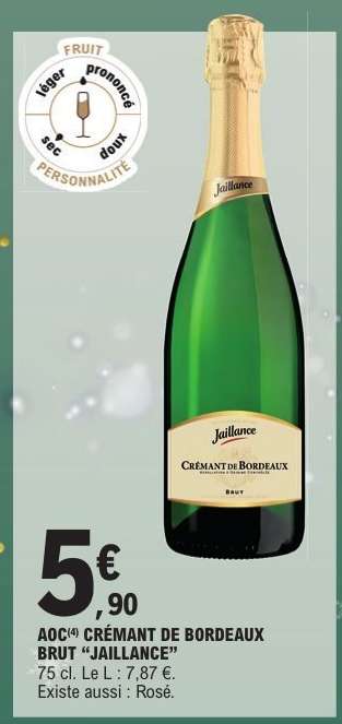 AOC CRÉMANT DE BORDEAUX BRUT "JAILLANCE"