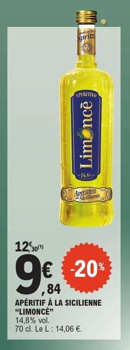 APÉRITIF À LA SICILIENNE “LIMONCÈ”