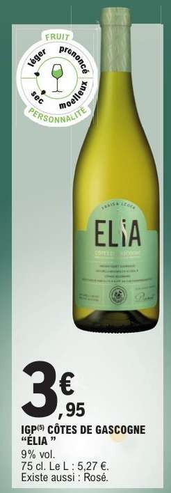 IGP COTES DE GASCOGNE elia