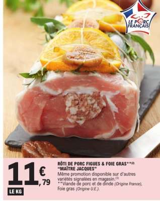Rôti de Porc Figues & Foie Gras