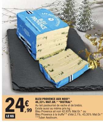 BLEU PROVENCE AUX NOIX