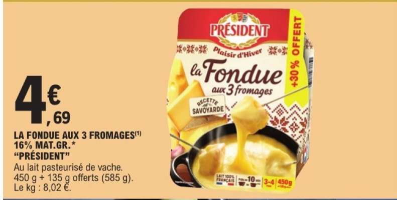 La Fondue aux 3 Fromages