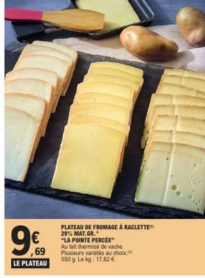 Plateau De Fromage À Raclette