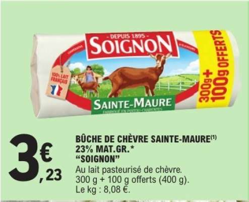 Bûche de chèvre Sainte-Maure