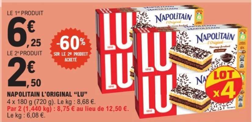 Napolitain L'original Lu