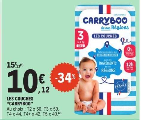 LES COUCHES “CARRYBOO”