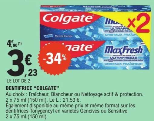 Dentifrice Colgate