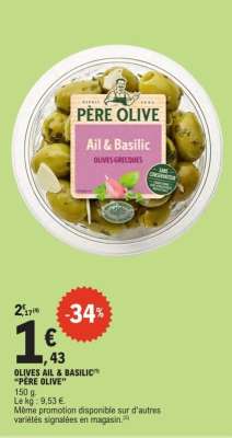OLIVES AIL & BASILIC