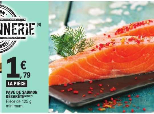 PAVÉ DE SAUMON DÉSARÊTÉ