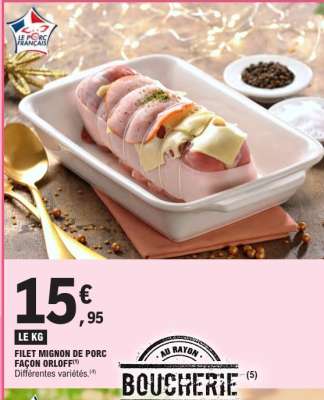 FILET MIGNON DE PORC FAÇON ORLOFF