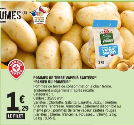 POMMES DE TERRE VAPEUR SAUTÉES