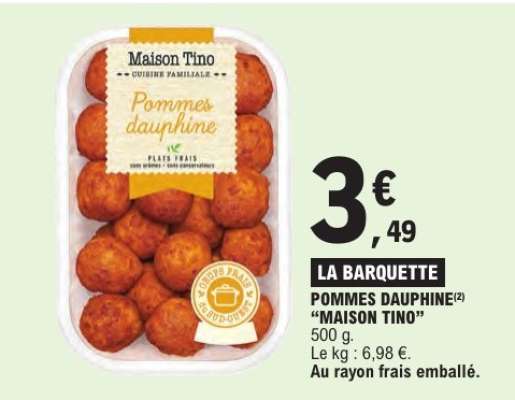 Pommes dauphine MAISON TINO